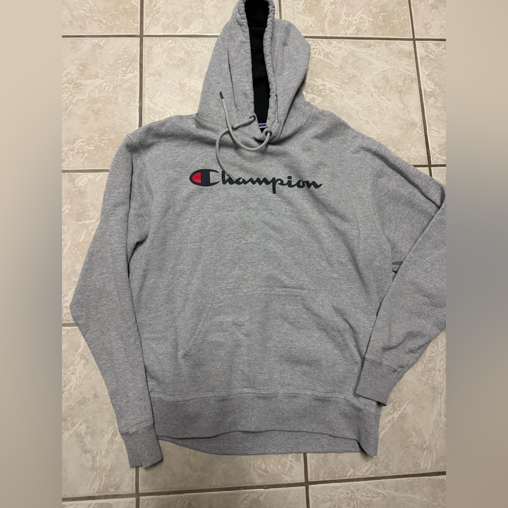 Champion Light Gray Men's Hoodie